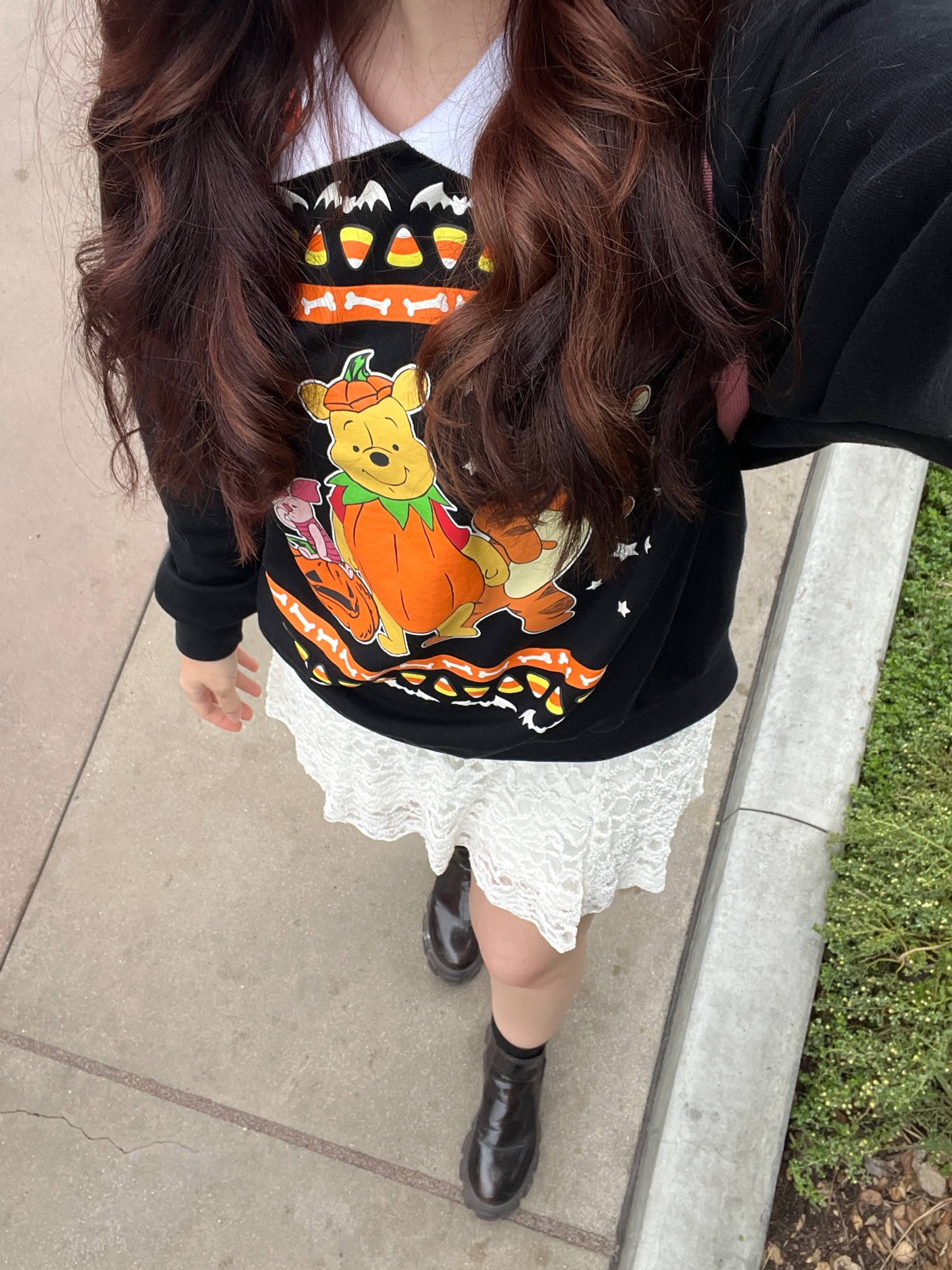 #laceskirt #disneysweater #halloweenoutfit #fallsweater #falloutfit

#LTKSeasonal