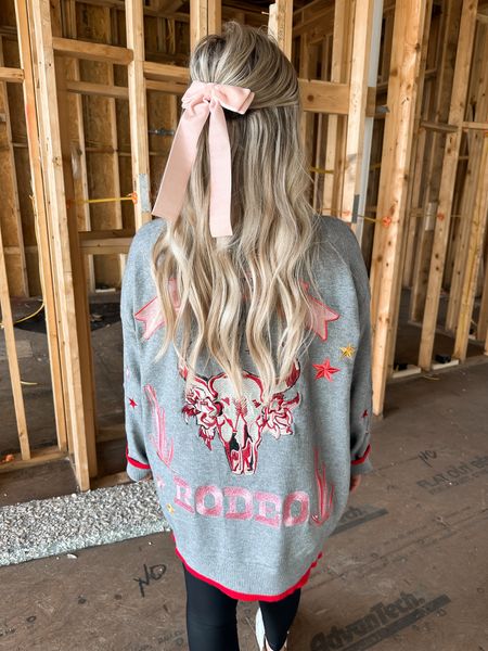 Rodeo cardigan ❤️ 
Velvet bow hair bows

#LTKfindsunder100 #LTKMostLoved #LTKsalealert