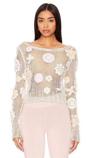 Undone Sweater in Ivory | Revolve Clothing (Global)