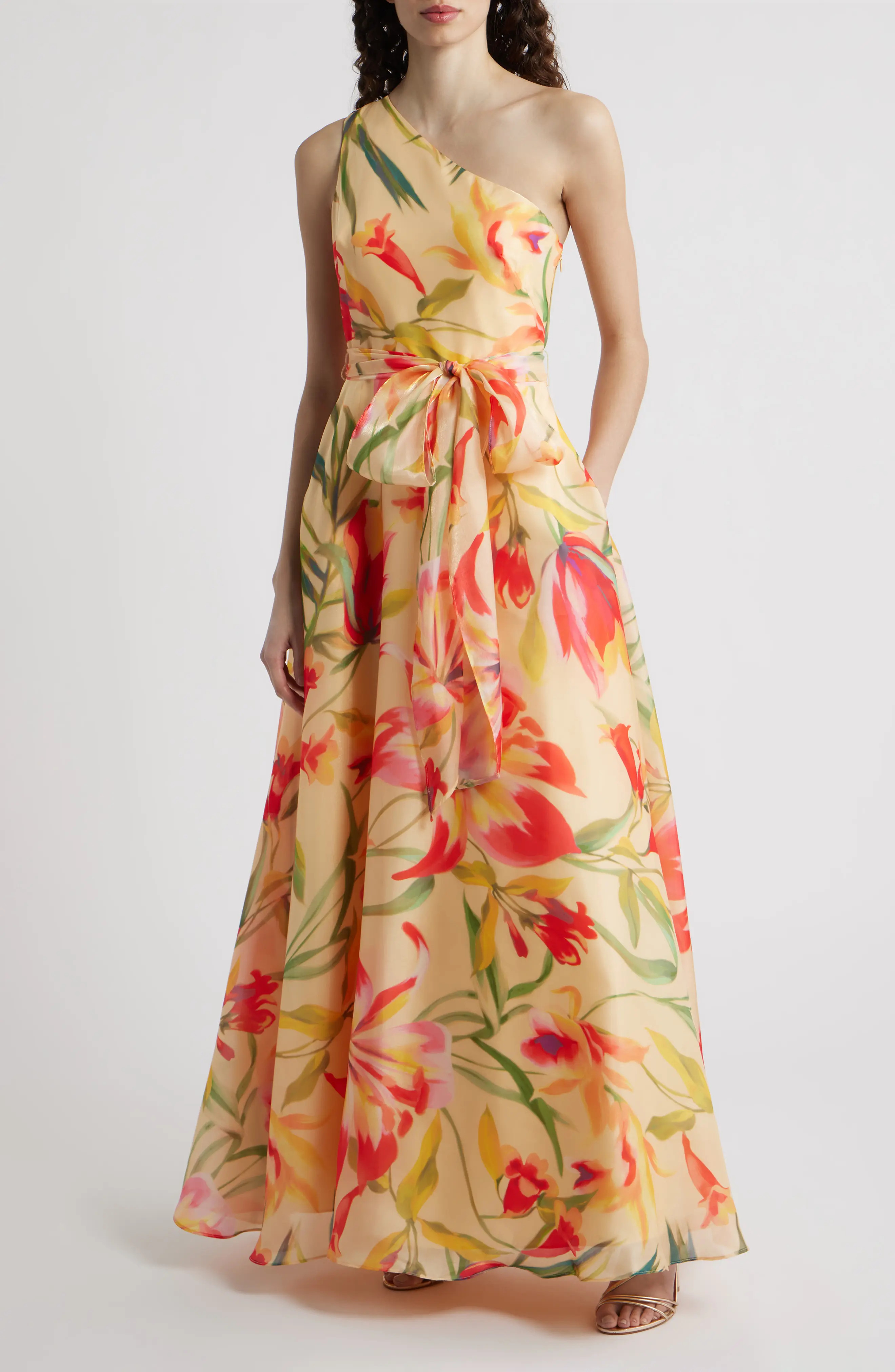 Floral One-Shoulder Gwon (Women) | Nordstrom | Nordstrom