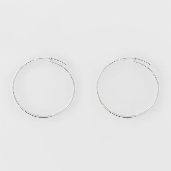 Large Thin Hoop Earrings - A New Day™ | Target