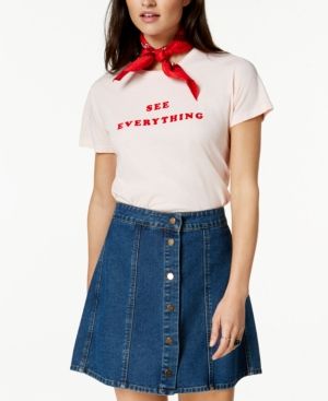 ban. do Cotton See Everything Graphic T-Shirt | Macys (US)