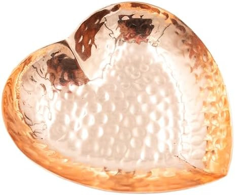 Copper Heart Shape Dish - Hand Hammered Pure Copper Dish - Heart Shaped Bowl for Mothers Day, Wed... | Amazon (US)