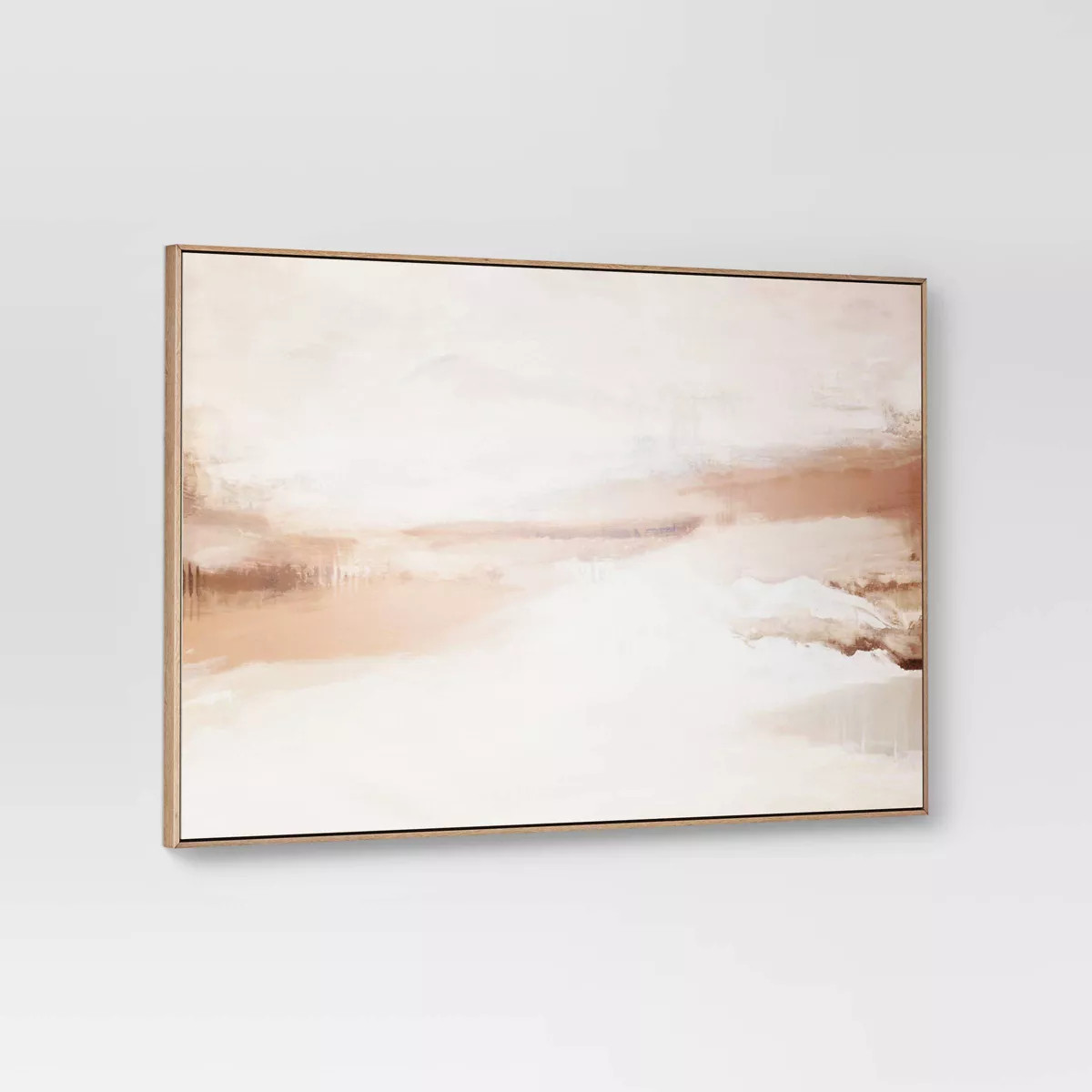 58" x 38" Abstract Horizon Framed Wall Canvas - Threshold™ designed with Studio McGee | Target