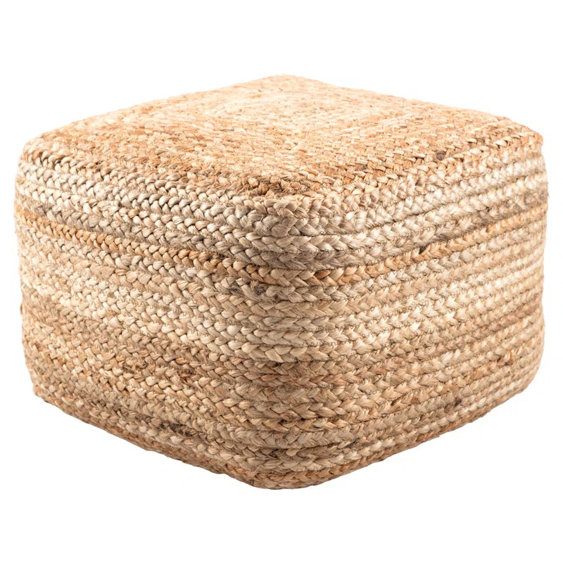 Teele 18'' Wide Square Pouf Ottoman | Wayfair North America