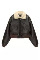 Double-faced cropped jacket | PULL and BEAR UK