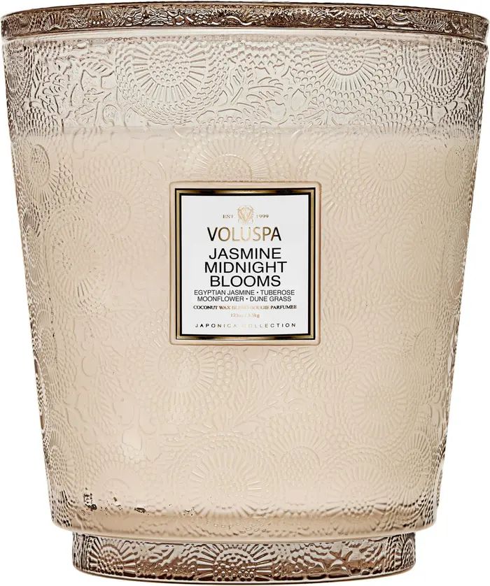 Jasmine Midnight Blooms 5-Wick Hearth Candle | Nordstrom