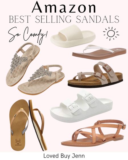 These sandals sell consistently! All the reviews say how comfy they are!

Summer sandals / Amazon top sellers 

#LTKOver40 #LTKShoeCrush #LTKStyleTip
