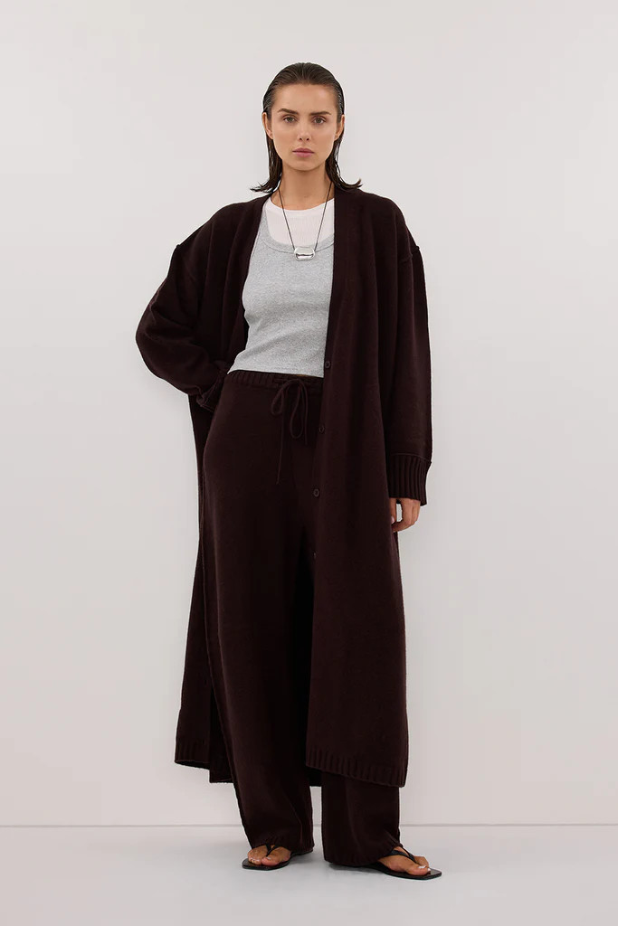 PAIGE CHOC WOOL KNIT PANT | DISSH