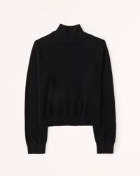 Cashmere Wedge Mockneck Sweater | Abercrombie & Fitch (US)