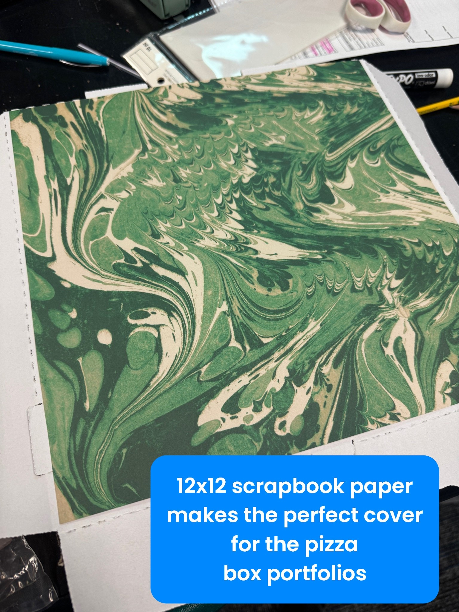I let each student choose their own piece of scrapbook paper to use as the cover. I then put a picture of them on the front.

#LTKKids