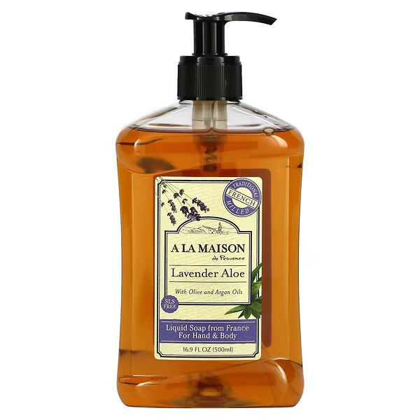 A La Maison de Provence, Liquid Soap For Hand & Body, Lavender Aloe, 16.9 fl oz (500 ml) | iHerb