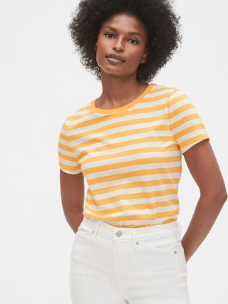 Vintage Wash Stripe Crewneck T-Shirt | Gap (US)
