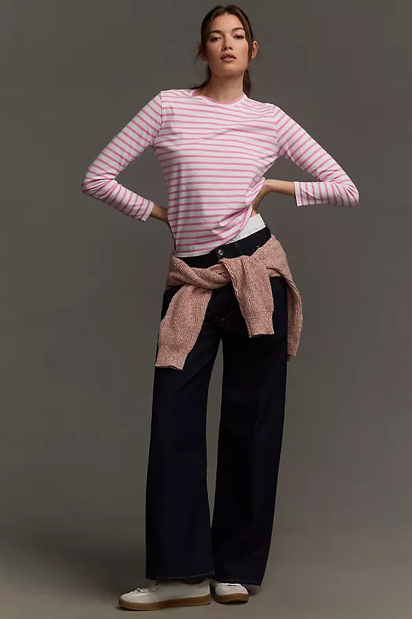 KULE The Modern Long Tee | Anthropologie (US)