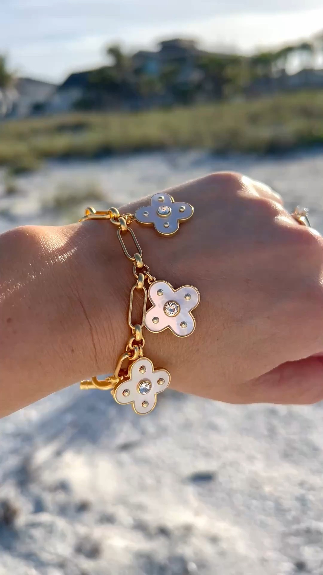 If you’re looking for an amazing bridesmaid gift or just a statement piece of jewelry, let me suggest this Julie Vos charm bracelet. It is stunning!

#LTKSwim #LTKWorkwear #LTKWedding