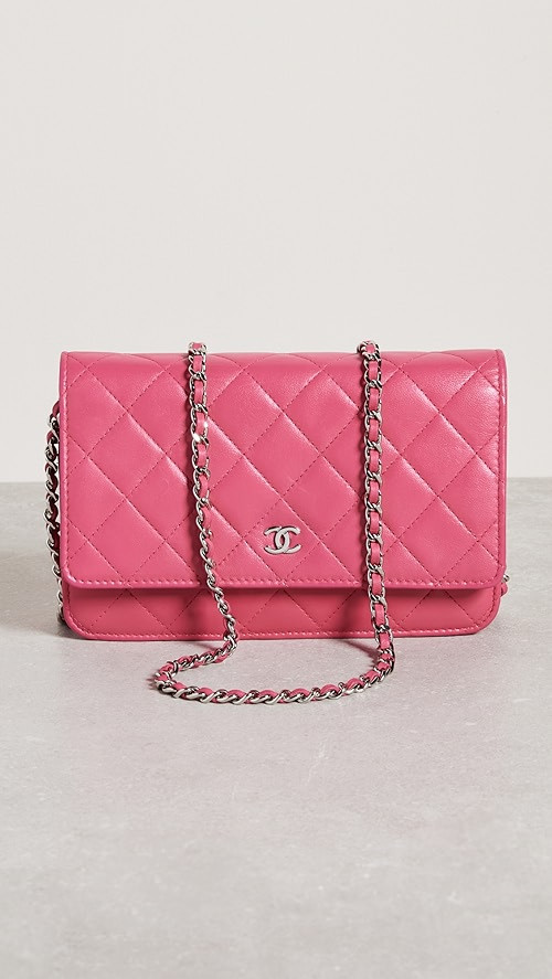 Chanel Pink Lambskin Classic Quilted | Shopbop