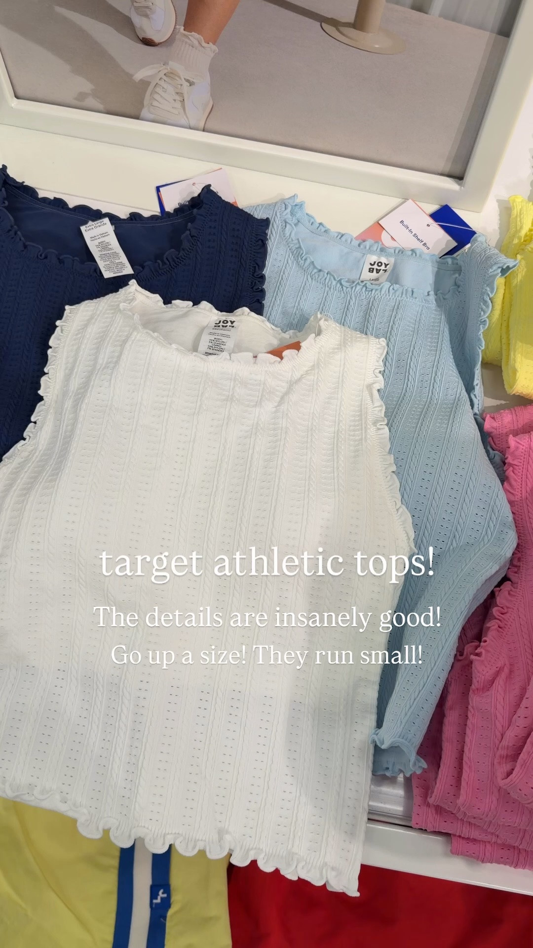 Target athletic tops!!!! These are insanely good! Go up a size! They run small!

#LTKfitnessgoals