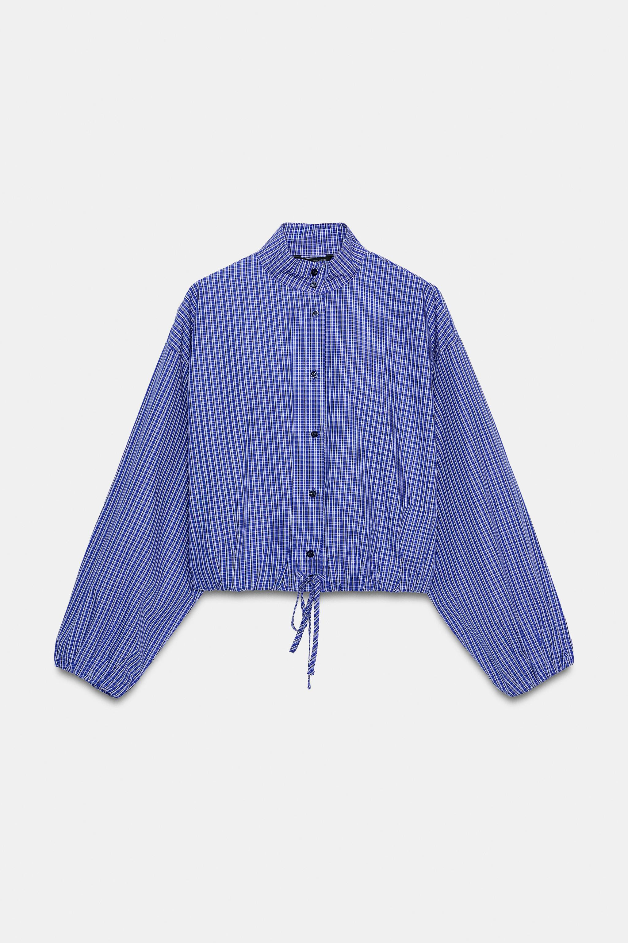 BALLOON CHECK SHIRT | Zara UK