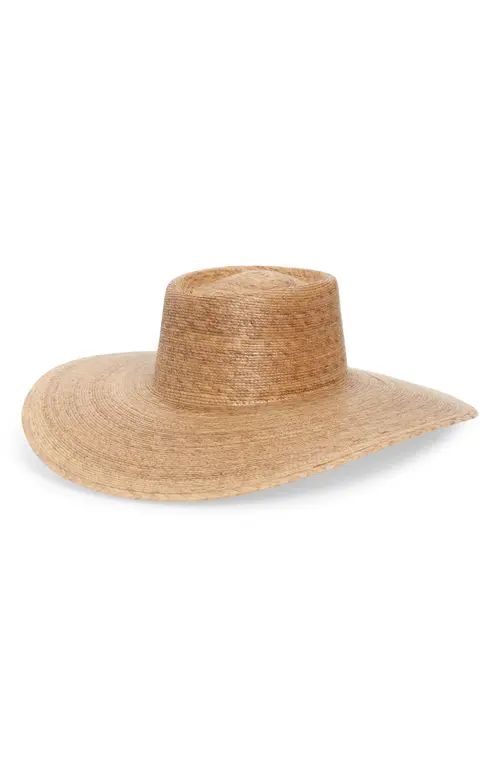 Lack of Color Palma Wide Boater Hat in Natural at Nordstrom, Size Small | Nordstrom