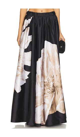 Maxi Skirt in Black Mix | Revolve Clothing (Global)