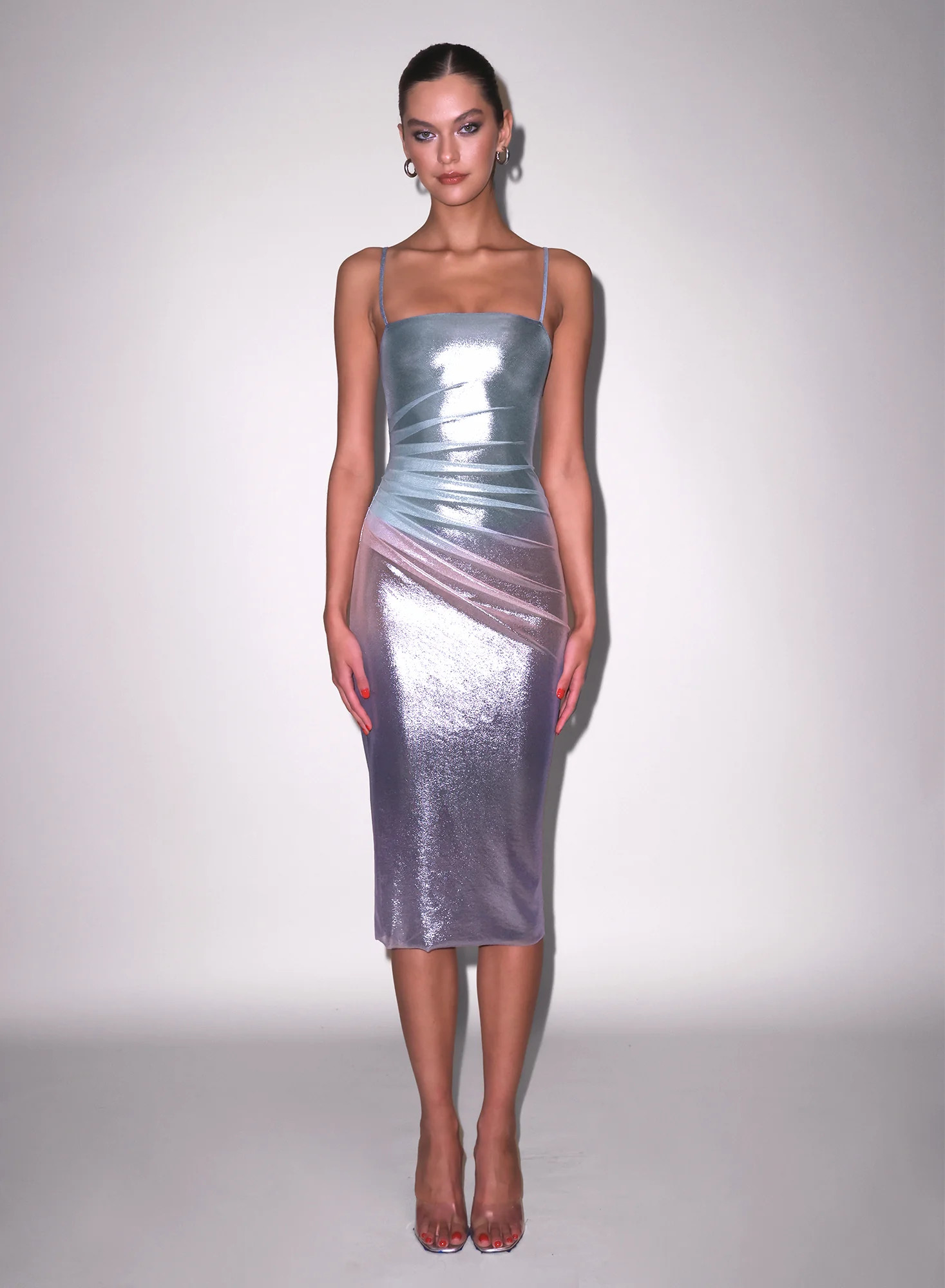 Blue Metallic Ombré Shine Dress | Fleur du Mal | Fleur du Mal