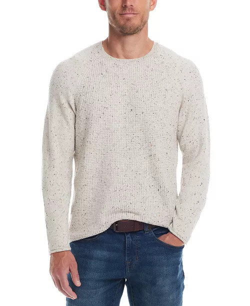Weatherproof Vintage Men's Waffle Crew Neck Sweater - Macy's | Macy's