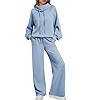 AUTOMET Lounge Sets for Women Sweatsuits 2 Piece Outfits 2025 Fall Drawstring Sweatshirt Wide Leg... | Amazon (US)