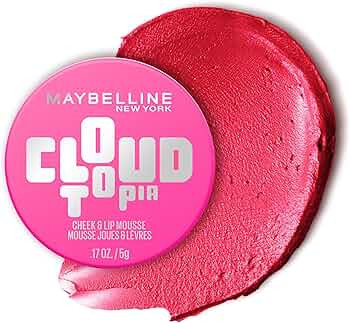 Maybelline Cloudtopia Blush for Cheeks and Lip Mousse, Ultra-Vivid, Pigmented Formula for Up to 1... | Amazon (US)