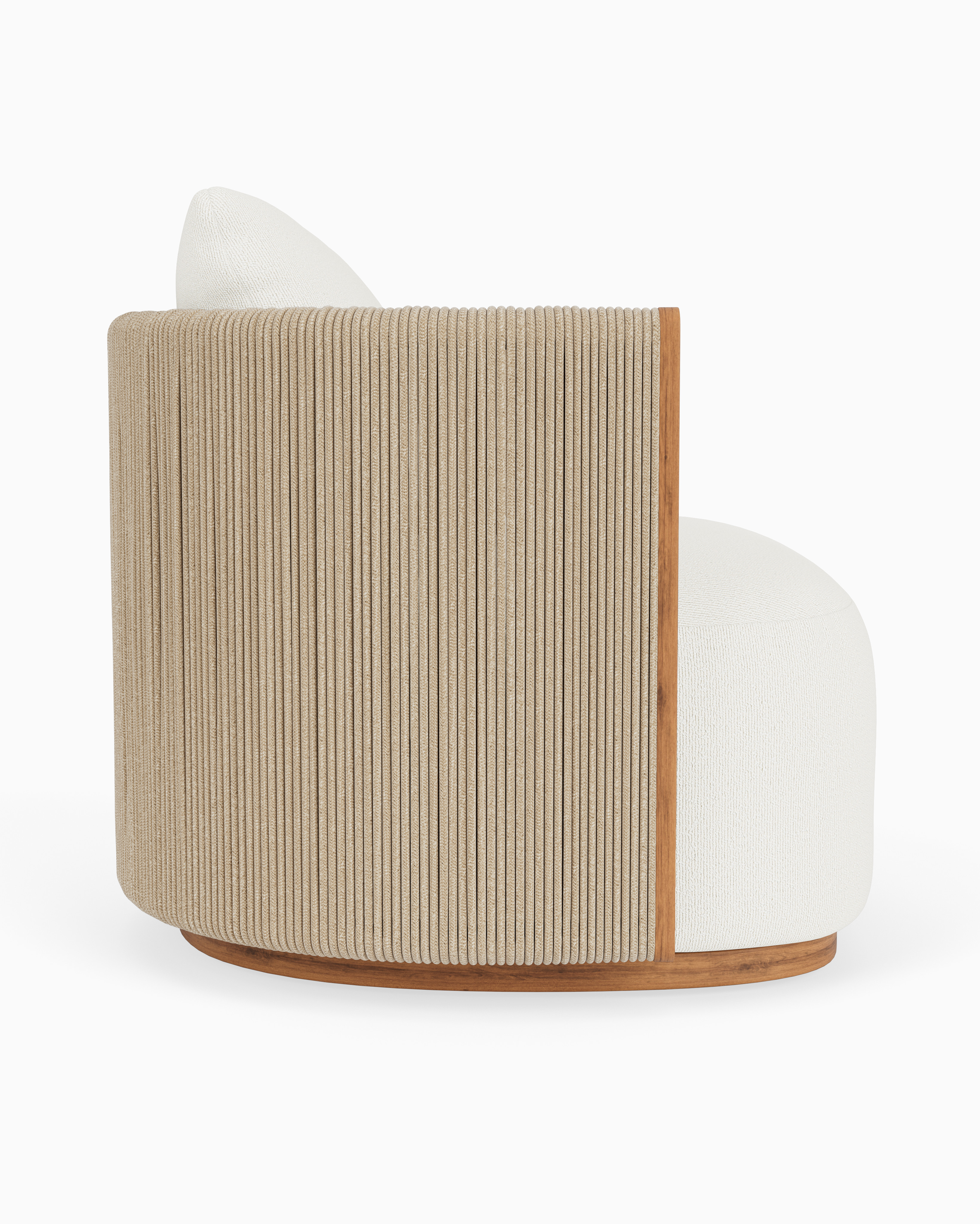 Outdoor Spruce Swivel Lounge Chair | Modern Swivel Seating | Denver Modern