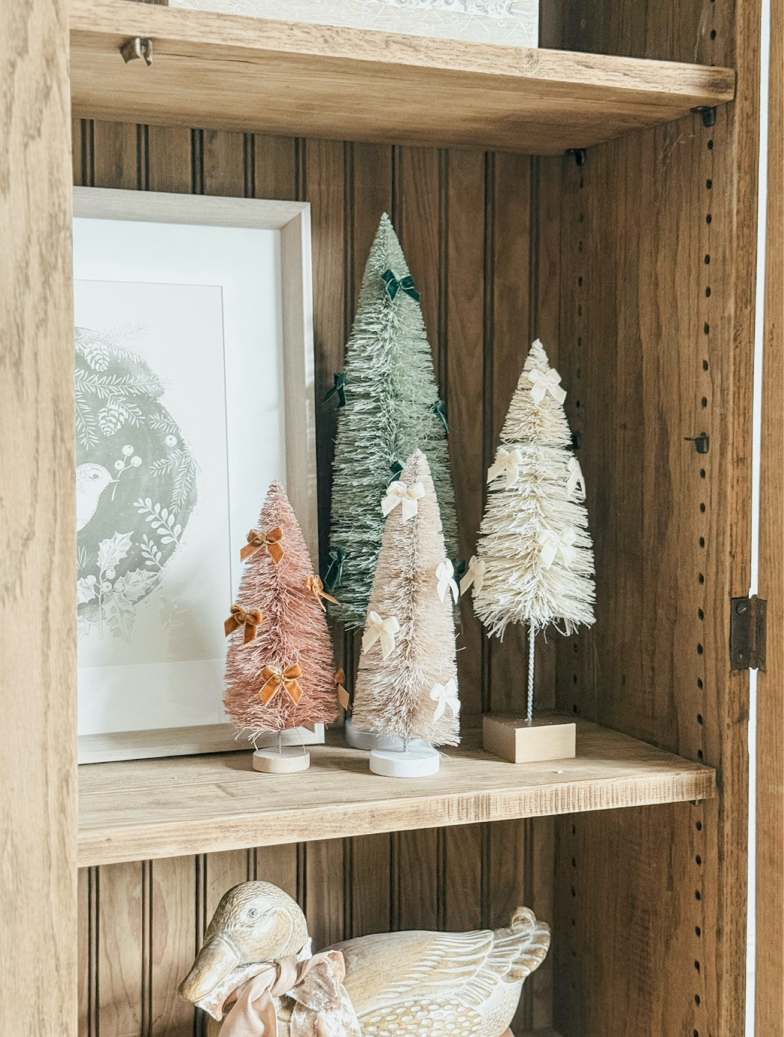 Fun way to spruce up your bottle brush trees! 

THEBLOOMINGNEST bottle brush trees Christmas decor decorations bows 

#LTKSeasonal #LTKStyleTip #LTKHoliday