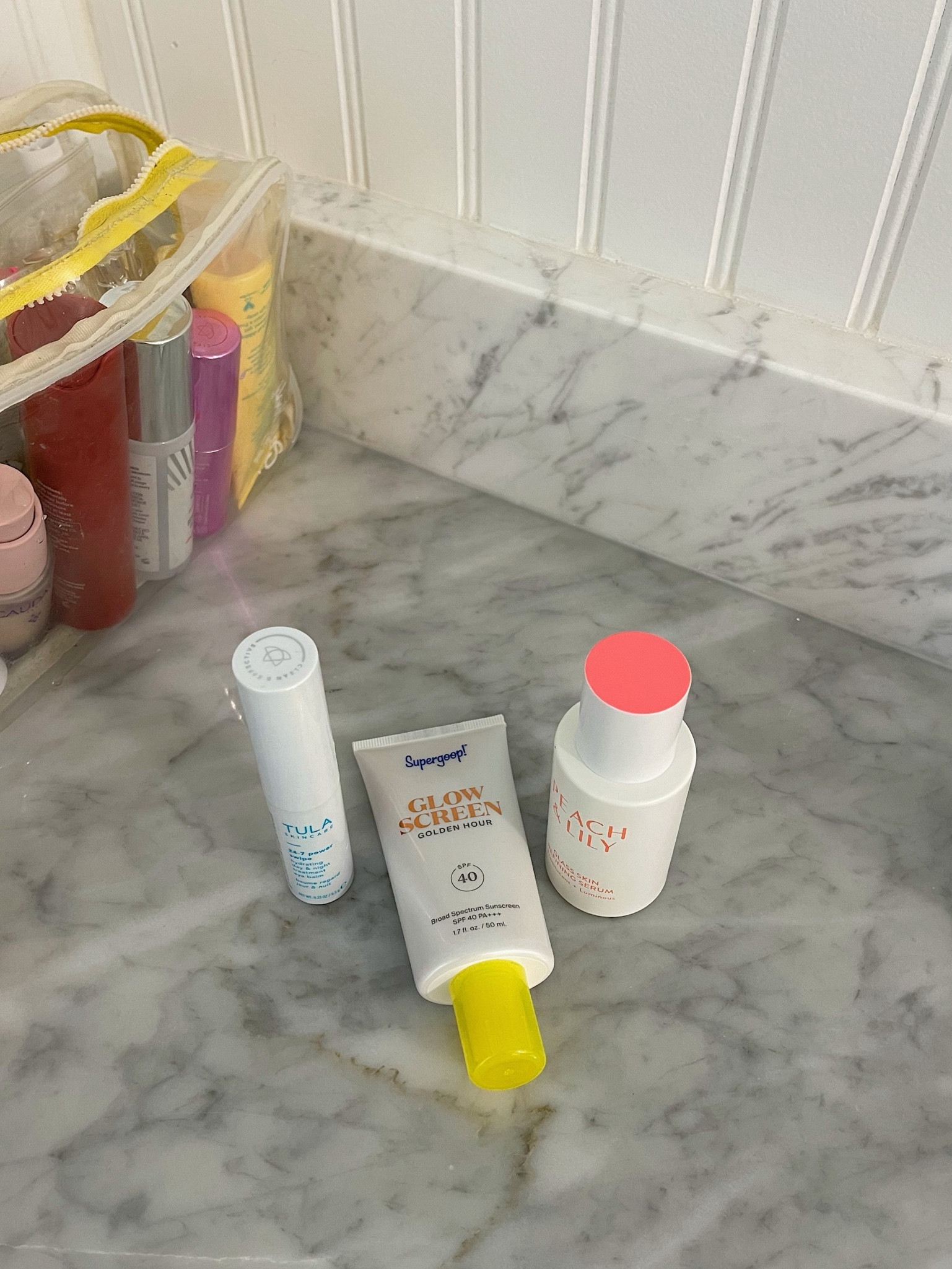 minimal easy skincare 💘 serum, eye balm, spf (tinted, I use shade golden hour) 

#LTKMostLoved #LTKbeauty #LTKfindsunder100