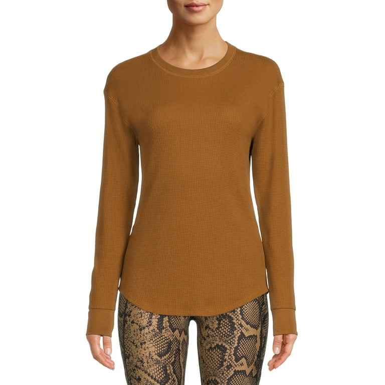 Time and Tru Women's Long Sleeve Thermal Top, 2-Pack | Walmart (US)