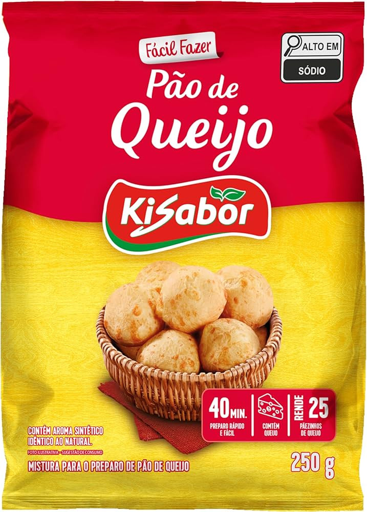 KiSabor Mistura Para Pão De Queijo Kisabor 250 Gramas | Amazon (BR)