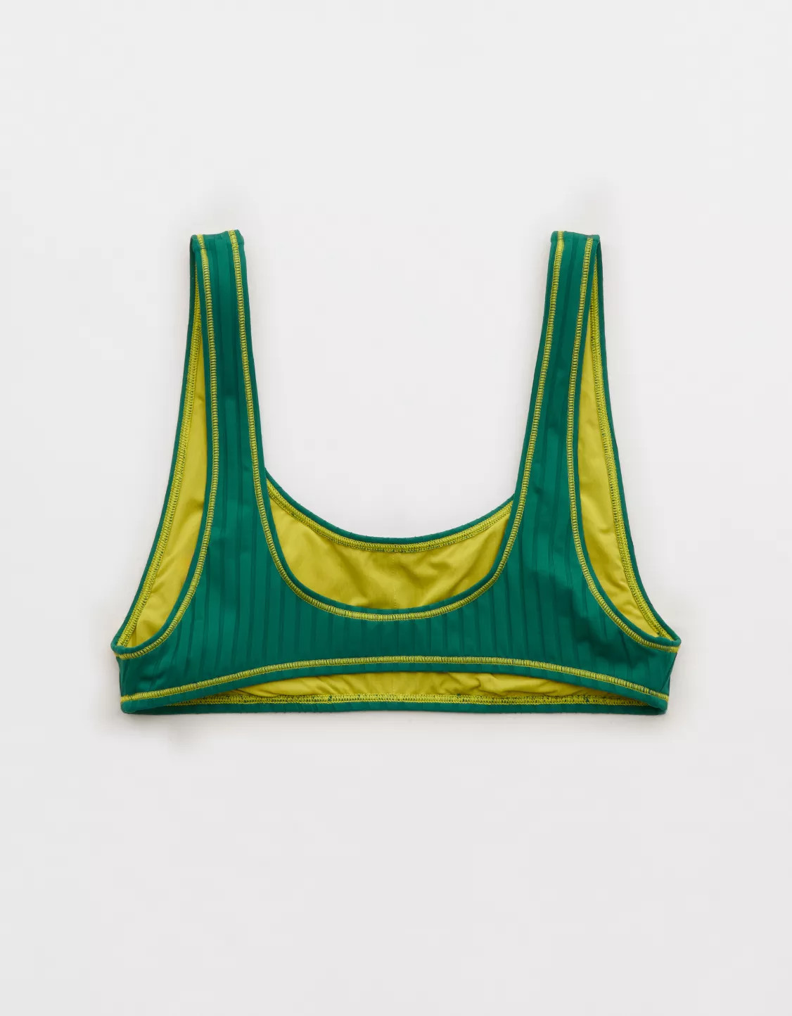 Aerie Low Scoop Ribbed Bikini Top | Aerie