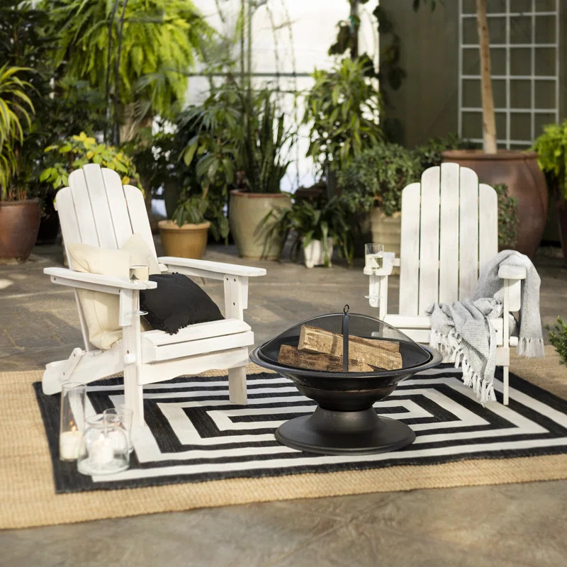 Imane Solid Wood Adirondack Chair | Wayfair North America