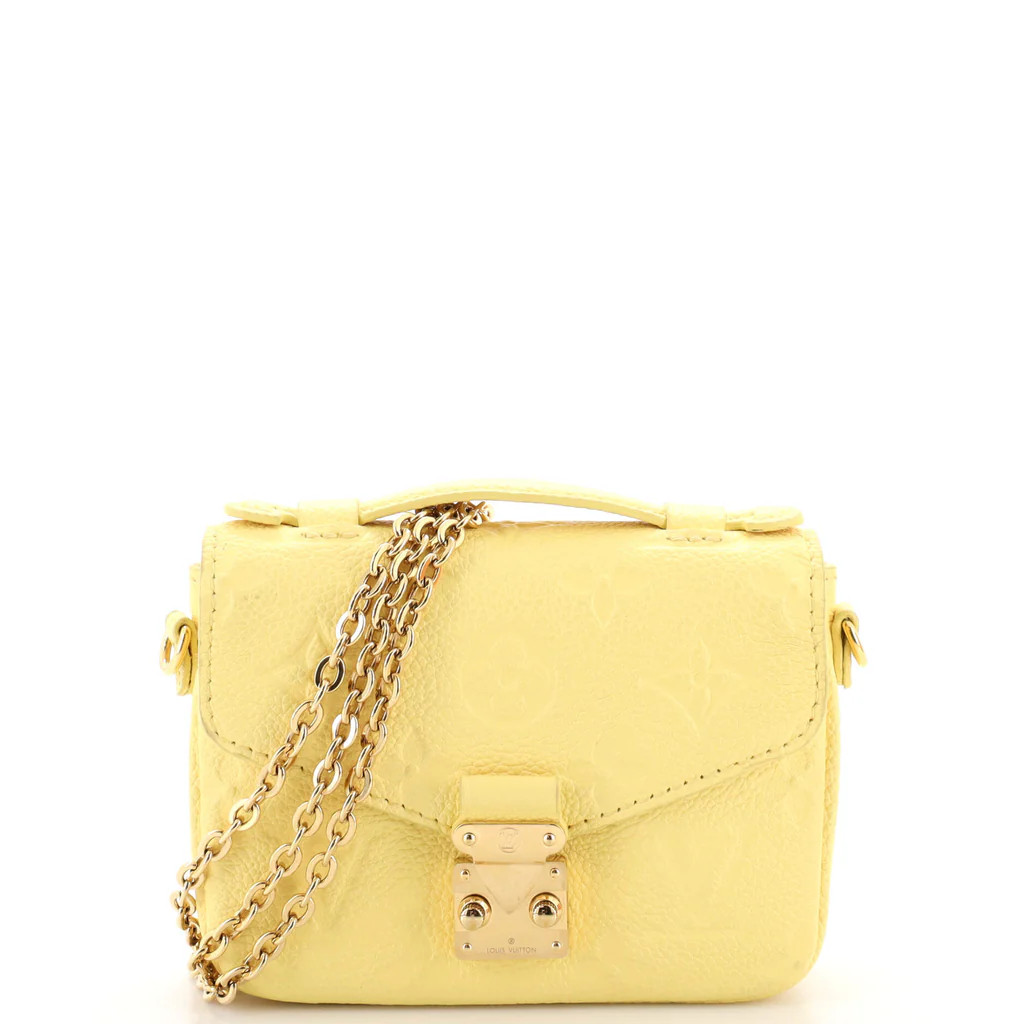 Micro Metis Monogram Empreinte Leather | Rebag