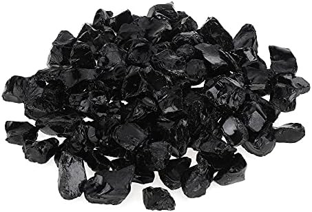 Stanbroil Recycled Fire Glass - 10-Pound Fire Glass for Fireplace Fire Pit and Landscaping, Black | Amazon (US)