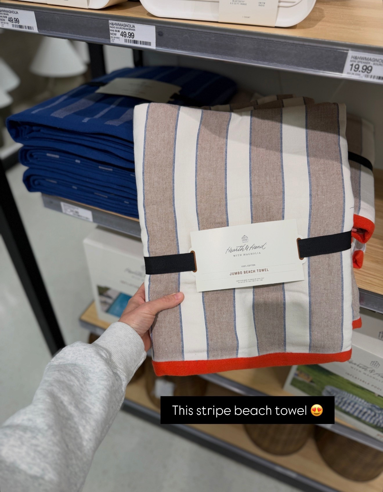 This striped beach towel is too cute! Love the contrasting edge  

#LTKHome