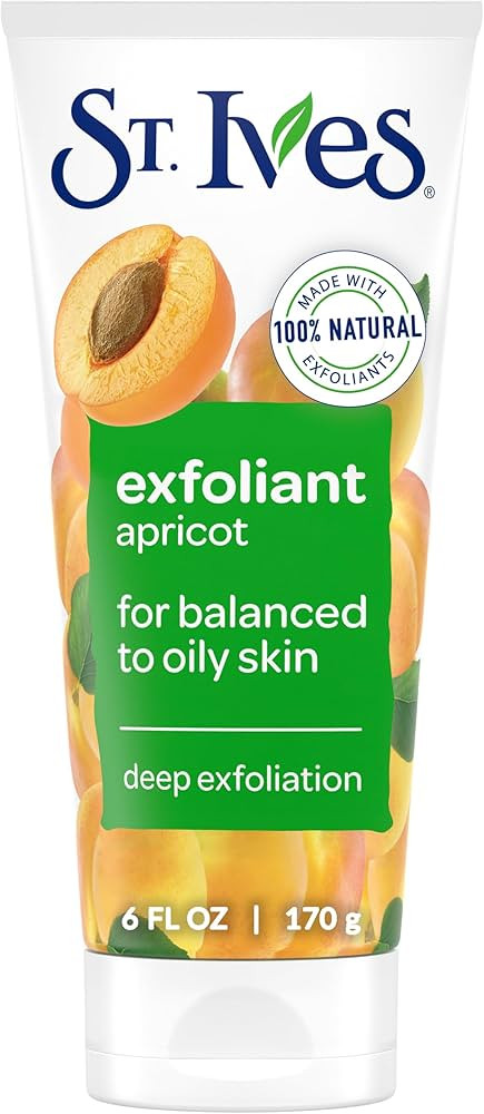 St. Ives Fresh Skin Apricot Face Scrub, Deep Exfoliator Skin Care for Clean, Glowing Skin, Oil-fr... | Amazon (US)
