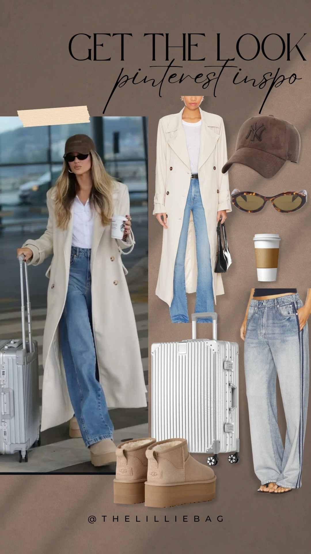 Saved this airport look immediately because THIS is how I want to travel all fall ✈️ The trench + wide-leg denim + cozy UGGs make it look put together without sacrificing comfort.

airport outfit, travel outfit ideas, fall travel style, casual chic outfit, airport fashion

#LTKTravel #LTKSeasonal