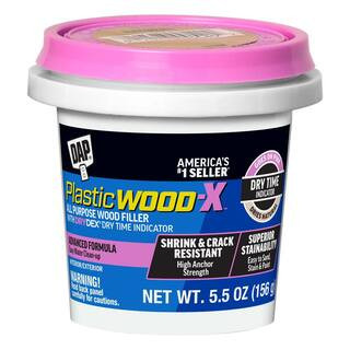 DAP Plastic Wood-X with DryDex 5.5 oz. All-Purpose Wood Filler 00540 - The Home Depot | The Home Depot