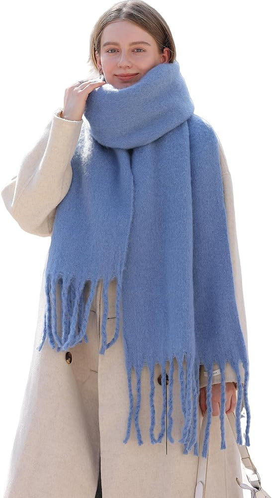 Wander Agio Winter Warm Scarf Long Pashmina Extra Large Shawls and Wraps for Women Large Blanket ... | Amazon (US)
