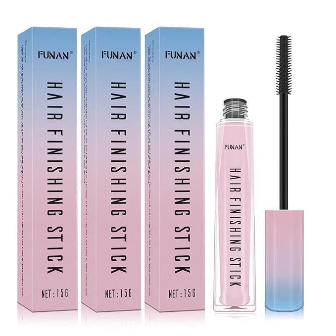 FUNAN Hair Finishing Stick for Small Broken Hair 3 Pack, Broken Hair Finishing Stick, Slick Stick... | Amazon (US)