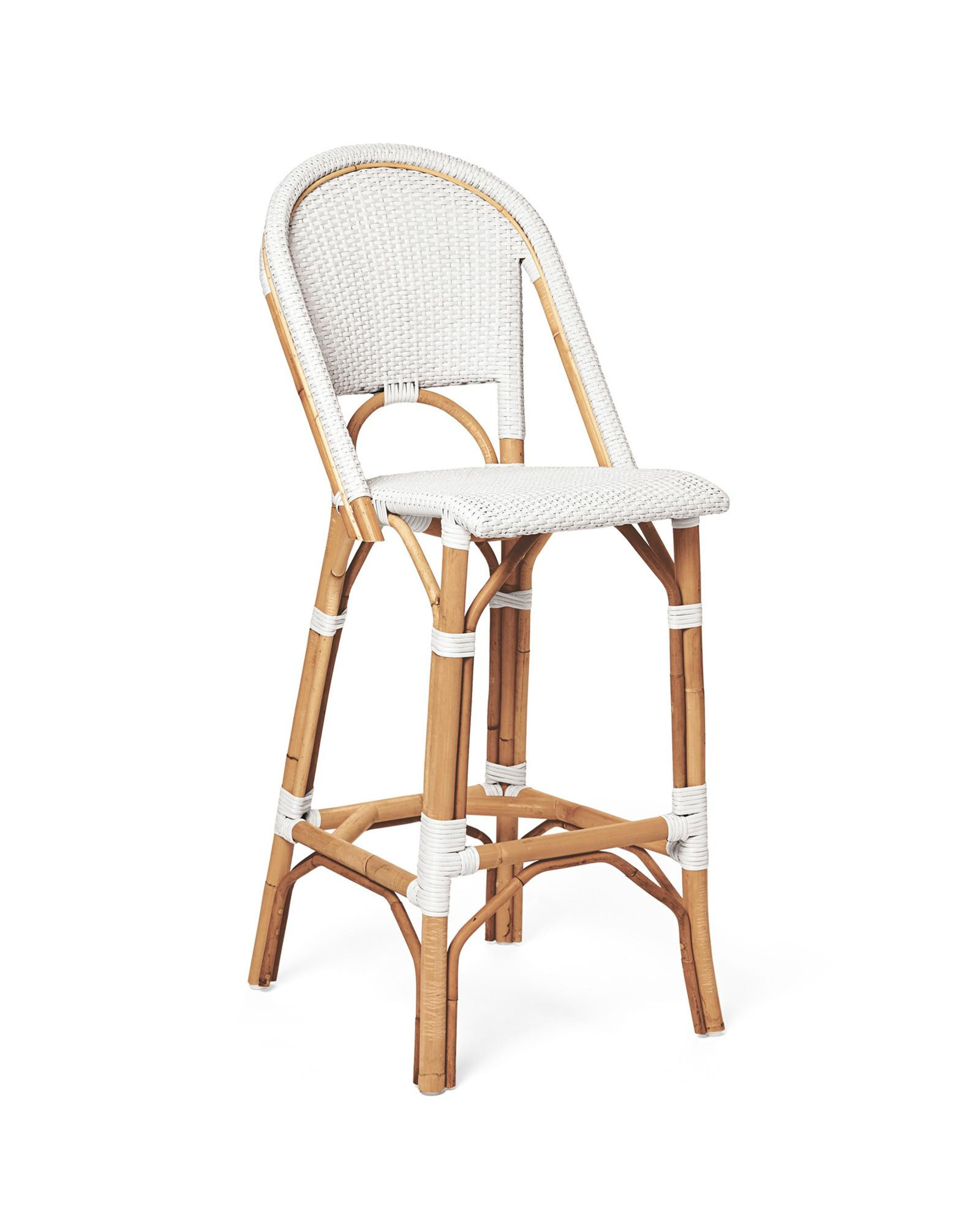 Riviera Rattan Bar & Counter Stools | Serena and Lily