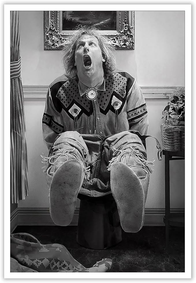 Quark Funny Movie Posters for Bathroom Decor-black White Humor Dumb and Dumber Bathroom Art The T... | Amazon (US)