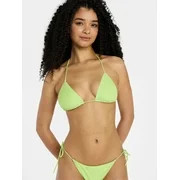 No Boundaries Triangle Bikini Top, Women’s XXS-XXL - Walmart.com | Walmart (US)