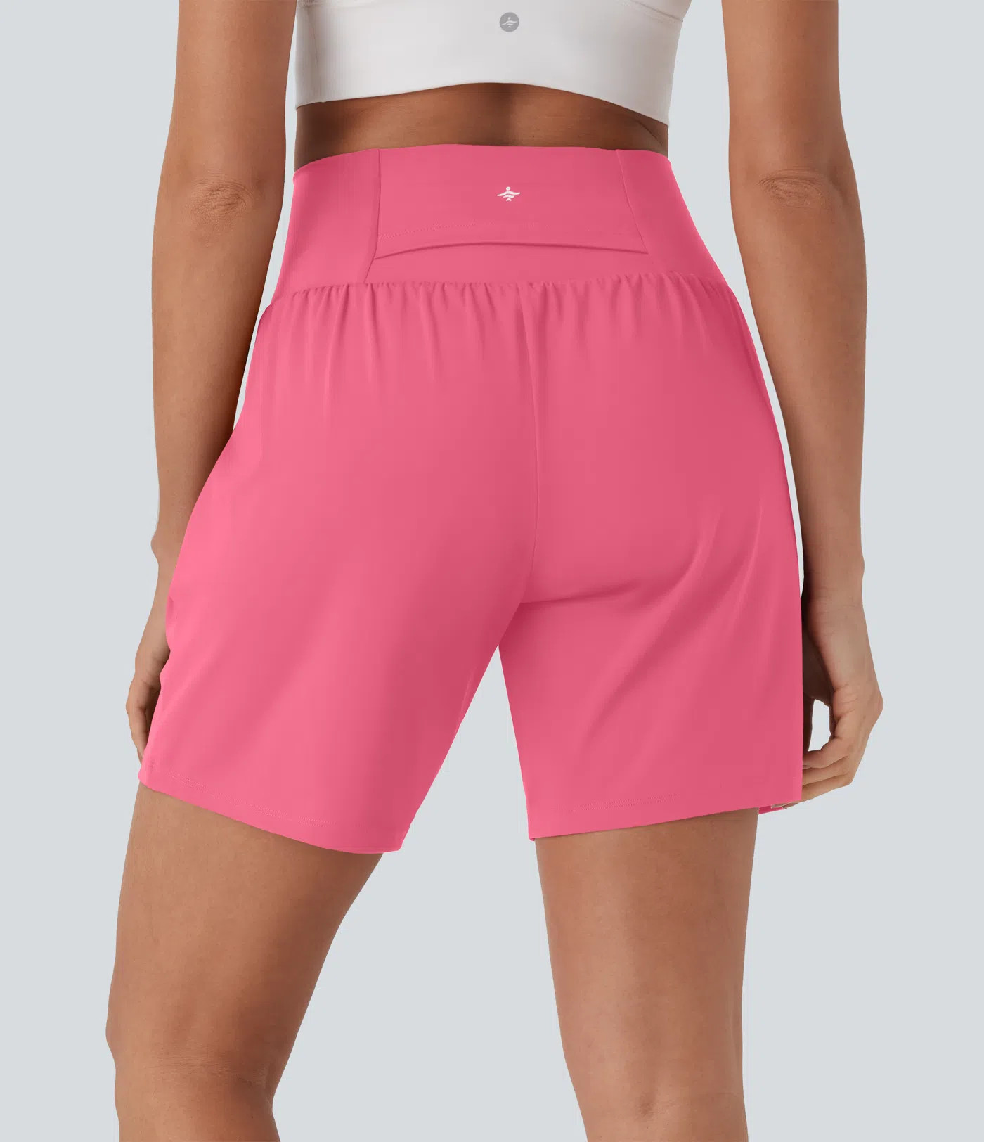 Women’s SoftlyZero™ Airy Super High Waisted 2-in-1 Cool Touch Yoga Shorts 7" with Pockets - H... | HALARA