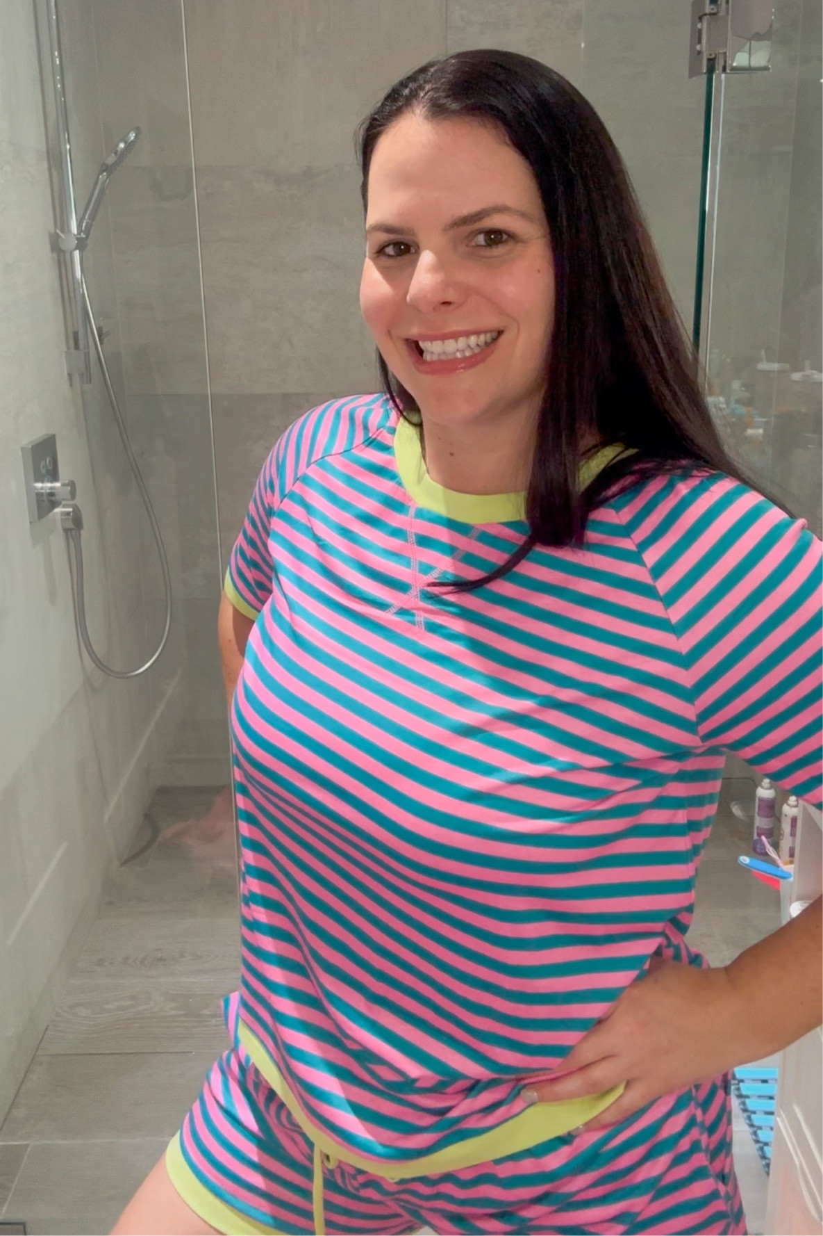 Ekouaer Pajamas for Women Short Sleeve Pjs Sets Crewneck Striped Tops and Shorts 2 Piece Lounge Sets with Pockets S-XXL

#LTKFindsUnder50 #LTKHome #LTKStyleTip