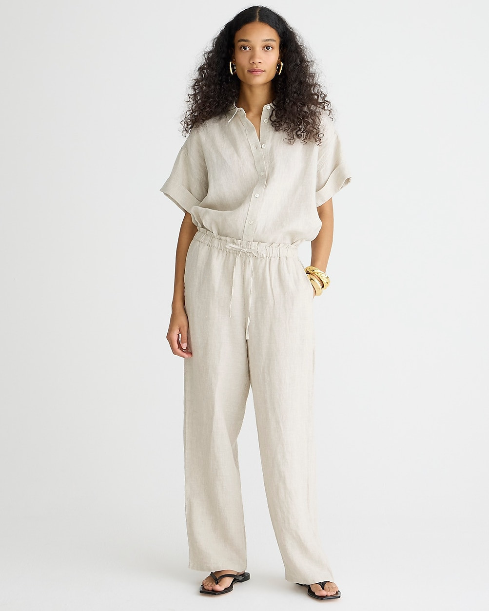 Tall Soleil pant in linen | J. Crew US
