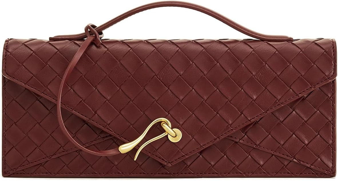 JW PEI Women's Celeste Woven Textured Envelope Top Handle Bag | Amazon (US)
